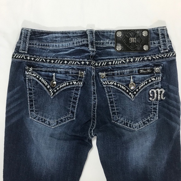 SOLD    Miss Me Bootcut Jeans 29 JE8022BR - Picture 8 of 12